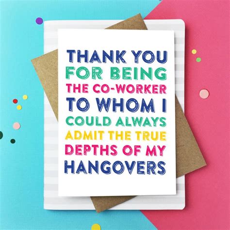 Thank You Card For Coworker Emetonlineblog