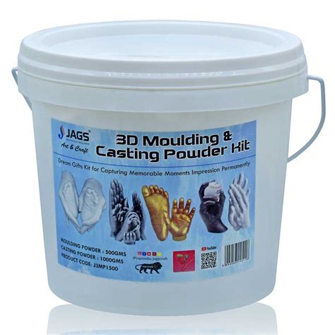 Jags 3d Moulding And Casting Powder Kit 1500 Grams For Couple Hands