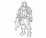 Axton Borderlands Characters sketch template