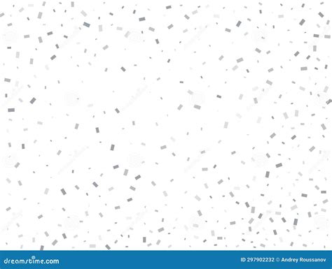 Luxury Silver Rectangular Glitter Confetti Background White Festive
