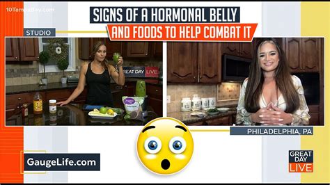 Signs Of A Hormonal Belly And Foods To Help Combat It │ Gauge Girl Training │ Great Day Live