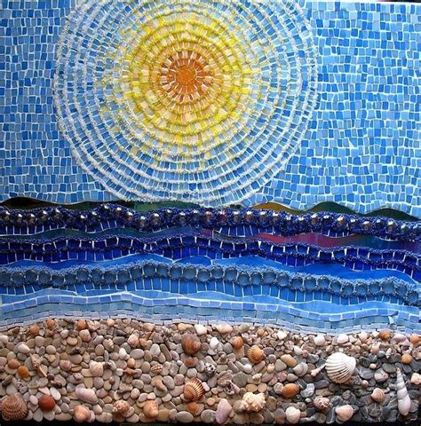 Fish Mosaic Patterns Mosaics Fish Beach Ocean Mosaic Art