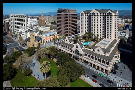Picturephoto Aerial View Of Fairmont Hotel San Jose Museum Of Art