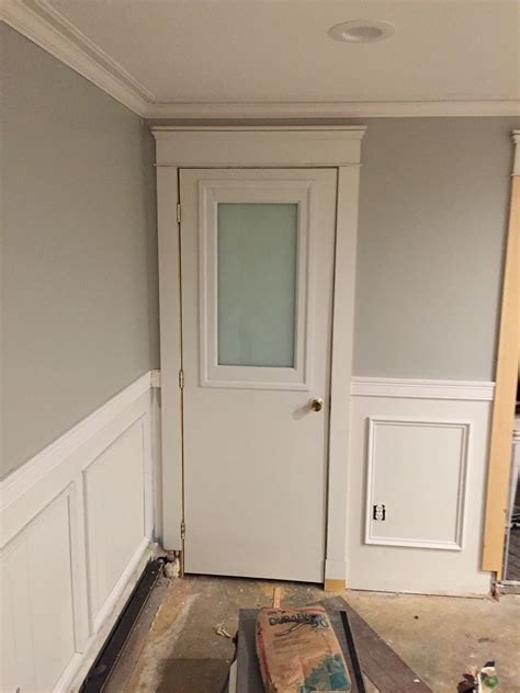 Hall closets are perfect for this kind of small pantry replacement, as they're often located close to the kitchen. DIY Pantry door with frosted glass window made from old ...