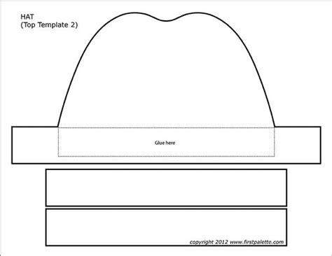 paper hat templates free printable templates and coloring pages hat