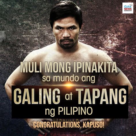 Just In Manny Pacquiao Is The New Wba Welterweight Champion After