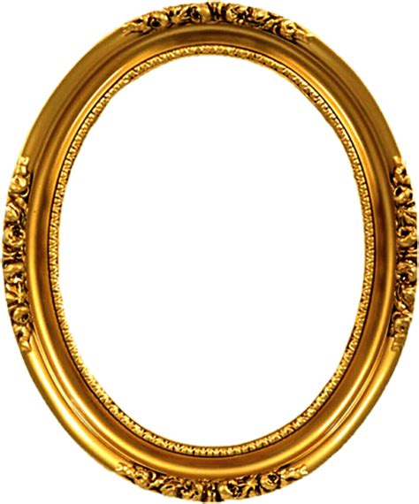 Gold Oval Frame Png No Watermark