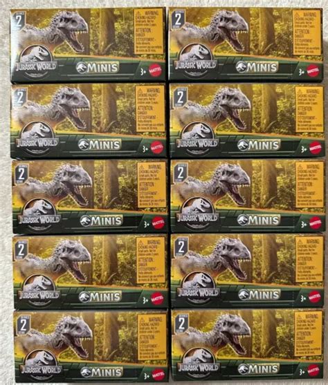 Jurassic World Minis Series 2 Complete Set Of 18 Unopened New 2023 8495 Picclick