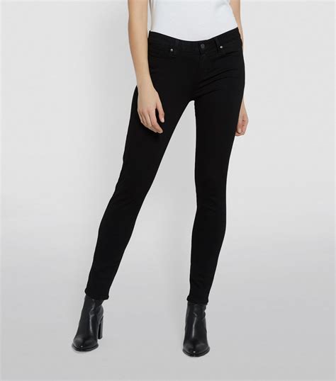womens paige black verdugo ultra skinny jeans harrods uk