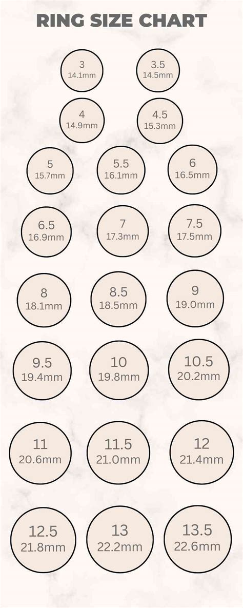 Ring Size Chart How To Measure Ring Size With Video 44 Off