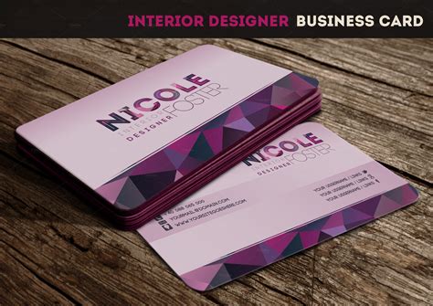 Interior Designer Business Card ~ Business Card Templates On Creative