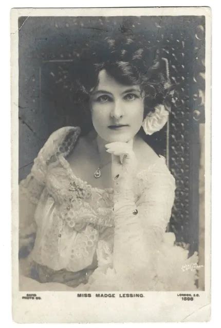 london uk postcard madge lessing british actress theater silent movie era rppc 9 95 picclick