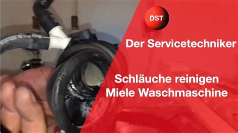 Miele Waschmaschine Reinigung Der Schläuche Des Einspülsysthems Youtube