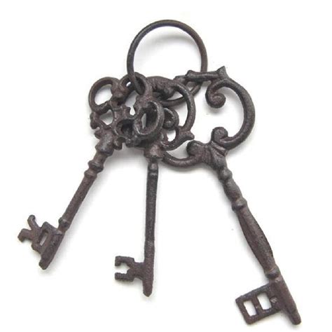 Buy Jailer Key Pirate Treasure Chest Keys Set Brown 3 Online At