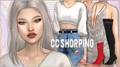 👠💄the Sims 4 Cc Shopping 1 Fenty Sliders Makeup Hair Clothing