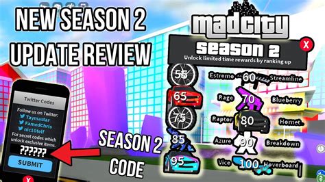 New Season 2 Mad City Code Mad City Season 2 Update Review Mad