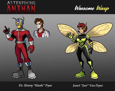 My Take On Hank Pyms Ant Man And Janet Van Dynes Wasp Rmarvel