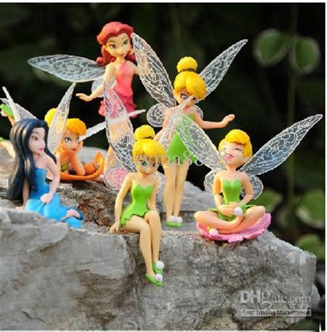 6pcs Set Anime Tinkerbell Fairy Figure Toy Tinker Bell Pvc Action Figures Dolls