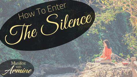 How To Enter The Silence Metaphysical Meditative State Youtube