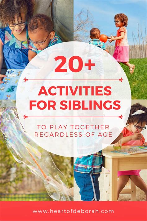 Sibling Play Activities For Siblings To Play Together Regardless Of