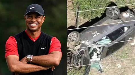 Car Crash Tiger Woods In Good Spirits After Latest Treatment Arise