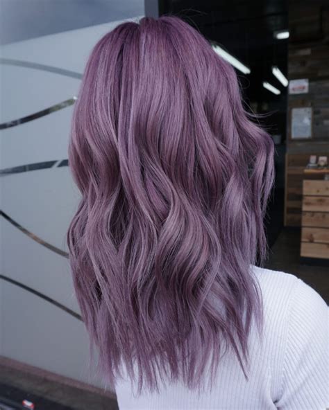 Pastel Purple Hair Dye Fashion Style