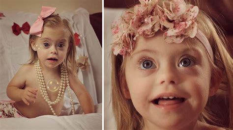 2 Year Old Girl With Down Syndrome Wins Modeling Contract Thanks To Her Cheeky Smile Bored Panda
