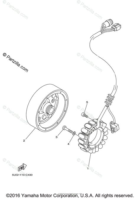 Yamaha Side By Side 2008 Oem Parts Diagram For Generator