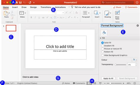 Interface In Powerpoint For Mac