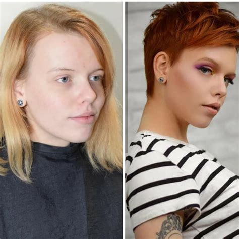 Pin On Before And Afters From Long To Pixie Hair Cuts