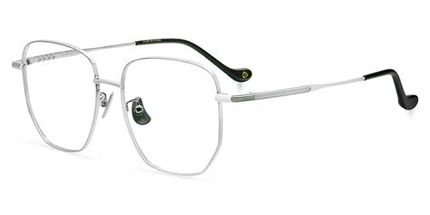 U9518 Square White Eyeglasses Frames Leoptique