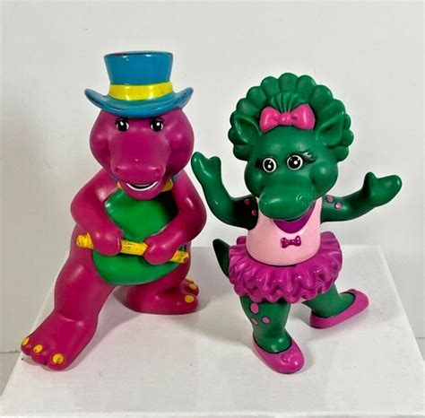 Barney And Friends Barney And Baby Bop Ballet 5 Figures Toy Pvc Figures A3