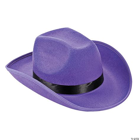 Adults Purple Cowboy Hat