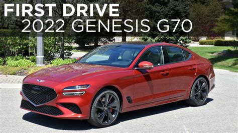 2022 Genesis G70 First Drive Drivingca Youtube