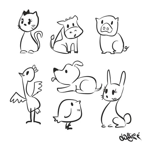Animation Contest Entry 82 For Cute Animal Doodles Animal Doodles