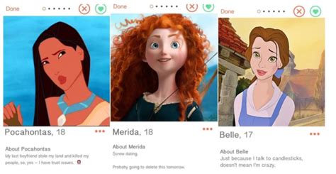 Heres What Disney Princesses Would Look Like If They Were On Tinder