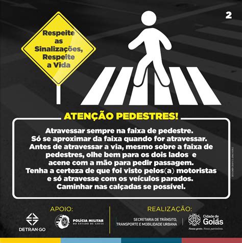 respeite as sinalizações respeite a vida prefeitura municipal de goiás