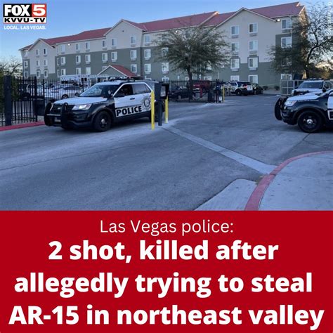 Las Vegas Police Say Two People Were Shot And Killed Friday Morning When They Allegedly Tried To