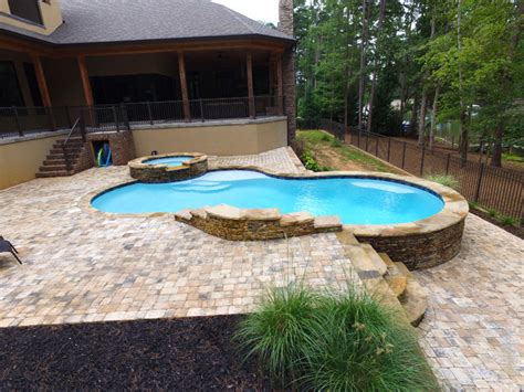 Custom Concrete In Ground Swimming Pool By Cpc Pools Trendy Pool