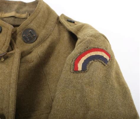 Sold Price Wwi Us Army 42nd Infantry Division Uniform Group March 1