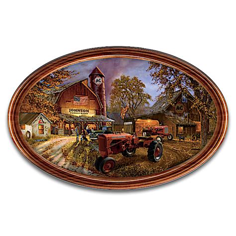 Dave Barnhouse Allis Chalmers Personalized Framed Collector Plate