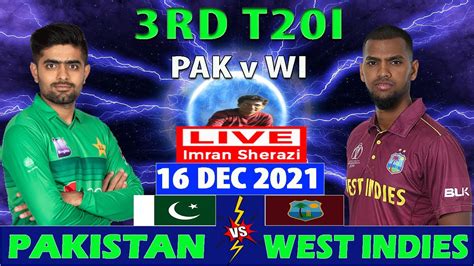 Live Pak Vs Wi Pakistan Vs West Indies 3rd T20i Match Live