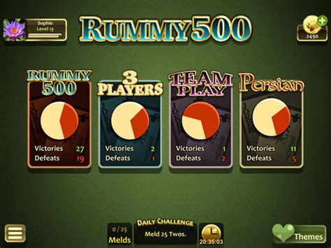 Rummy is a classic cardgame where the objective is to be the first to get rid of all your cards, by creating melds, which can either be sets, three or four cards of the same rank, e.g. Rummy 500 - AppRecs