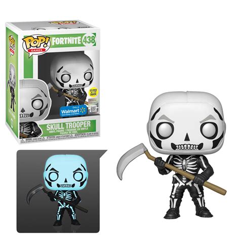 Funko Pop Games Fortnite S3 Skull Trooper Glow Walmart