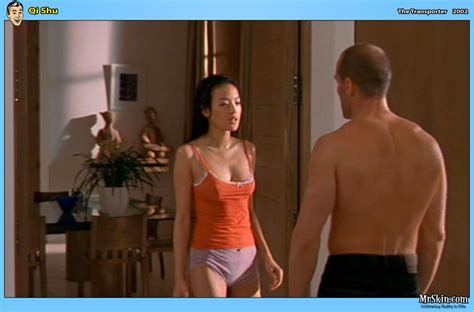 Naked Qi Shu In The Transporter