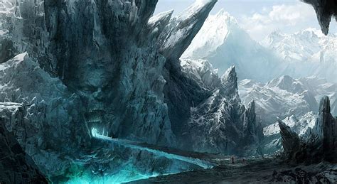 1920x1080px Free Download Hd Wallpaper Mountains Skull Cave Ice