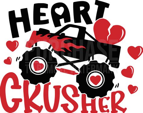 Heart Crusher Svg Valentines Svg