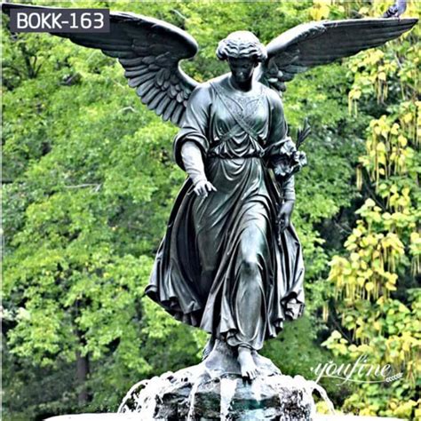 Outdoor Life Size Bronze Angel Statue For Garden Decor Bokk 163 Youfine