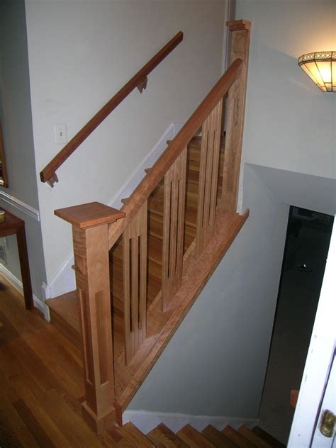 Modern banisters and handrails safety handrail,custom aluminum handrail,balcony aluminum handrails. Handmade Stair Railing by Dunbar Woodworking Designs ...