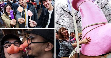 Annual Penis Festival Held To Celebrate Male Genitals With Giant Phallus Carried To Shrine